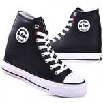 Buty Damskie Lee Cooper Trampki koturn czarne (-0701) - 37 wysyłka 24h