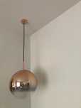 Lampa kula kolor rożowe zloto