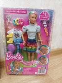 Barbie Doll Leopard Rainbow Hair Brunette. Оригінал з Америки