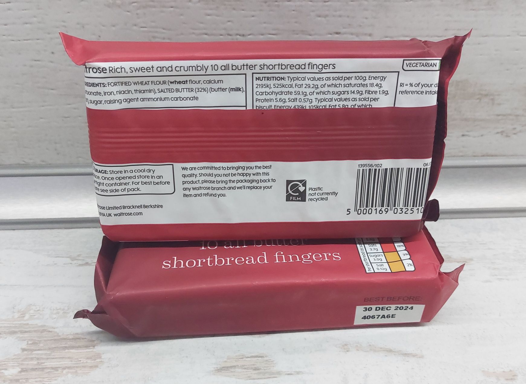 Печиво Waitrose Shortbread Fingers шотландське пісочне