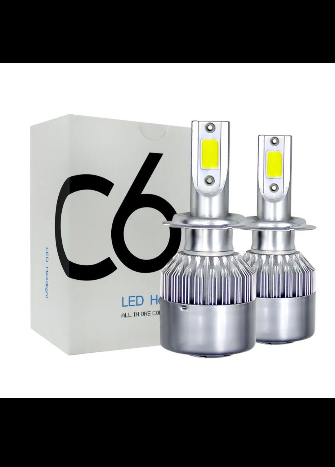 Kit 2 Lâmpadas LED H7 testadas (Portes incluídos)