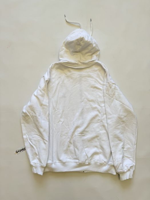 зип худи Polo white zip up M L white