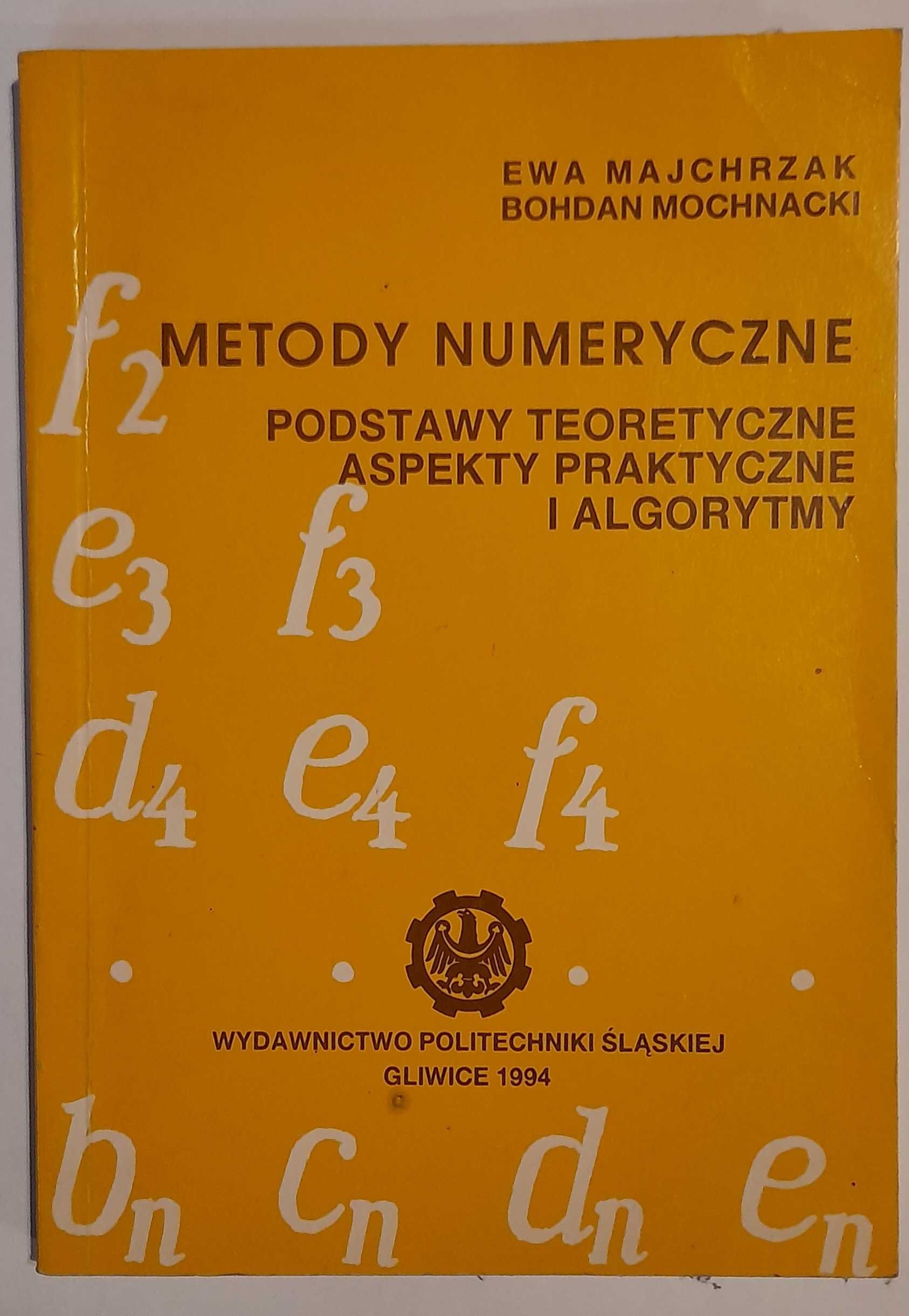 Książka: Metody numeryczne, Ewa Majchrzak