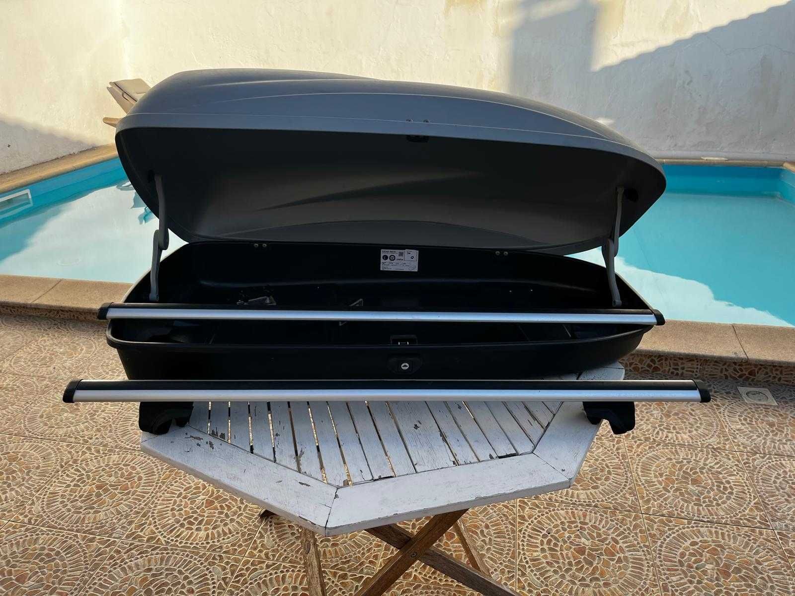 Barras mais caixa de viagem só usados um verão.