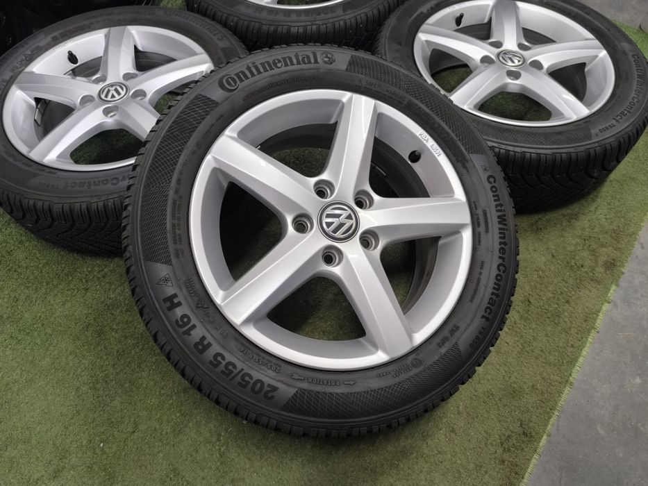 Koła 16" felgi 5x112 et48 opony 205/55/16 VW Golf 5 6 7 8 Touran Caddy