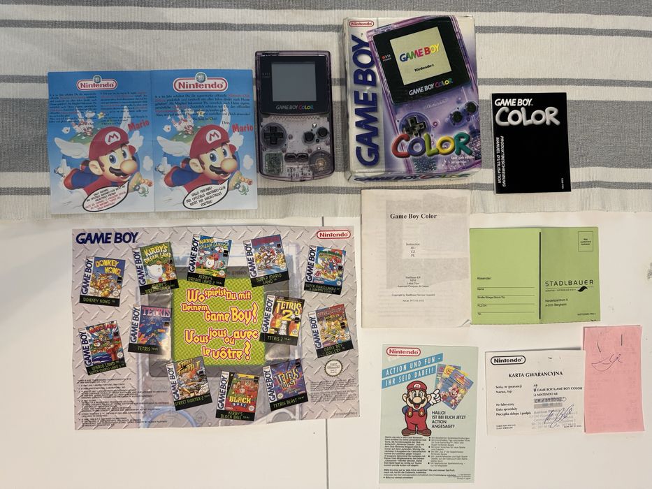 Kolkacja Game Boy, pokemon advance pocket light micro color ags101
