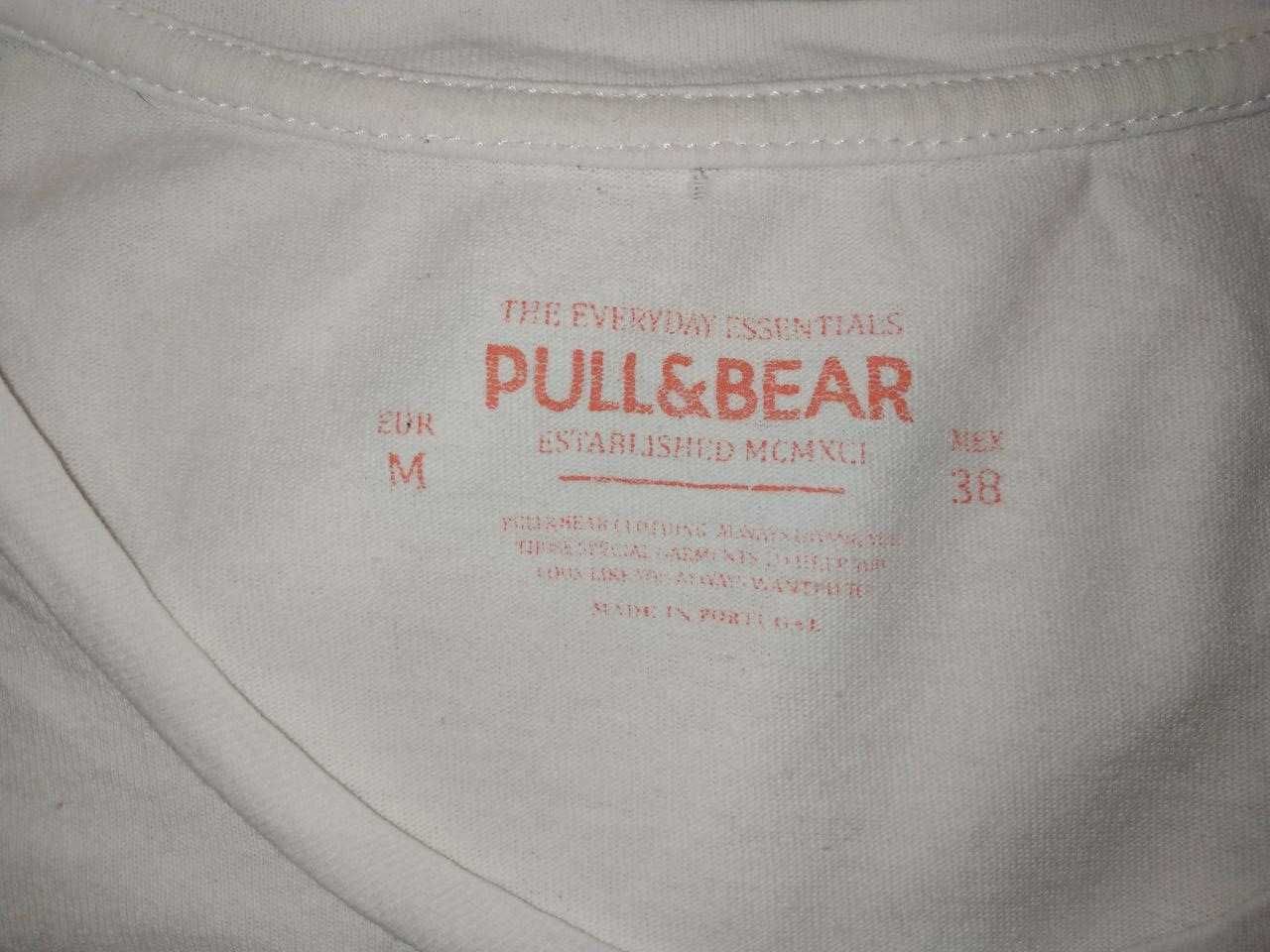 Фирменная футболка Pull & Bear с карманом Размер М ОРИГИНАЛ ИСПАНИЯ