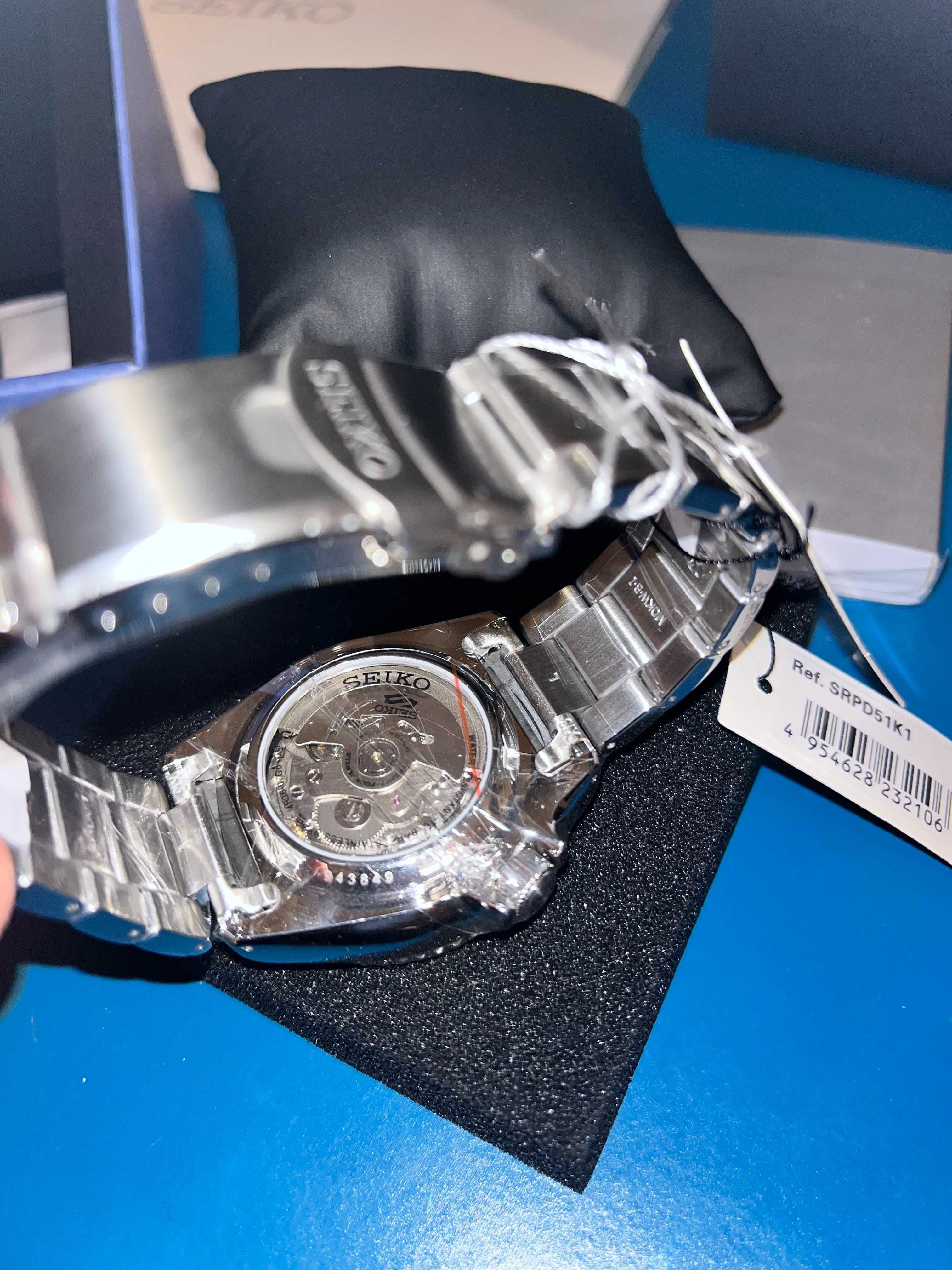 Novo- Conjunto completo – Seiko 5 SRPD51K1 Azul