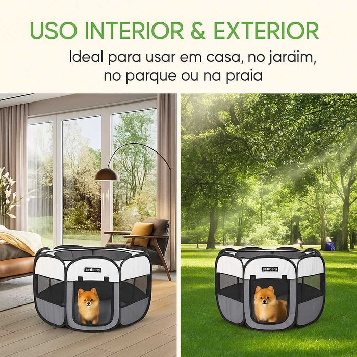 Cerca Parque octogonal para animais de estimação