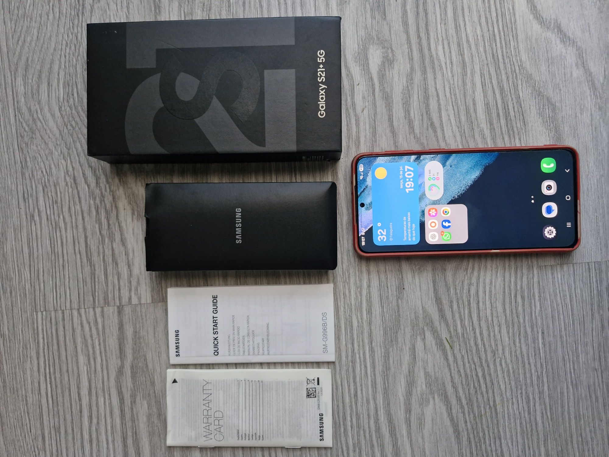 Samsung S21+ bom estado