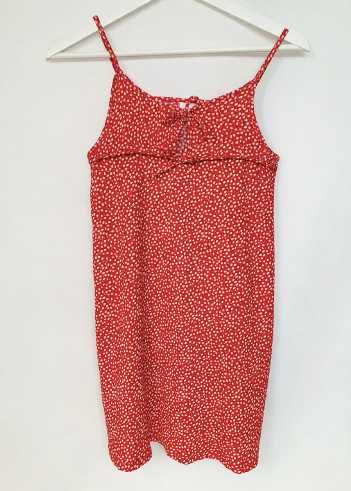 Sukienka dla dziewczynki Zara na ramiączkach retro Vintage 152cm