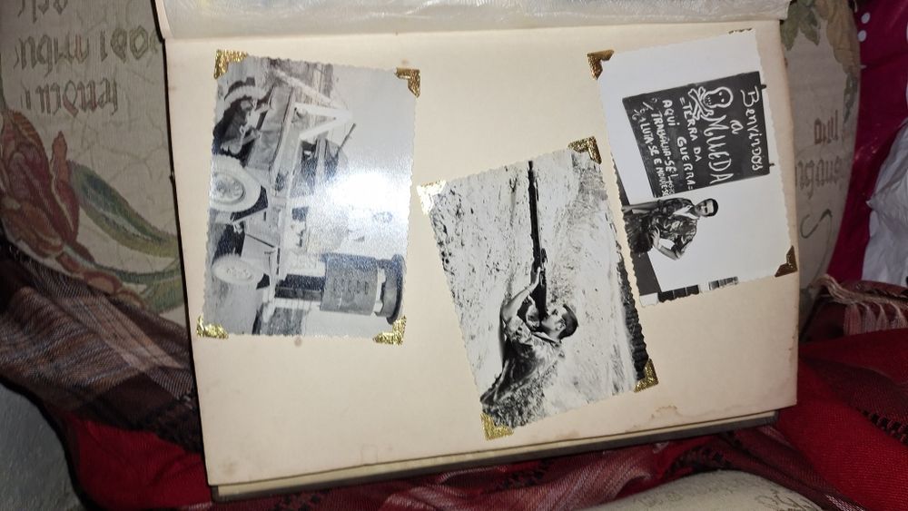 Álbum fotografias guerra colonial ultramar África angola