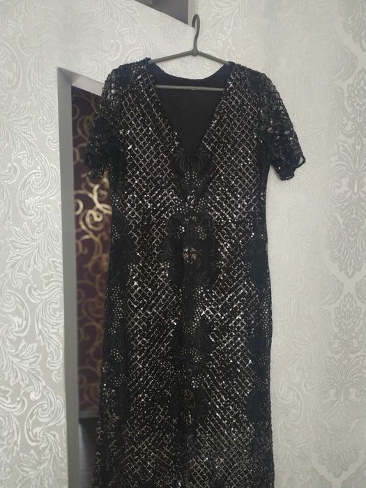 Роскошное платье с пайетками нарядное праздничное сукня святкова