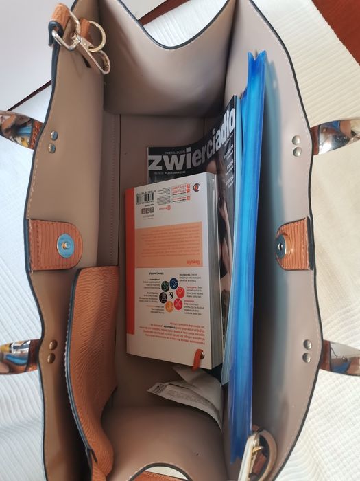 Elegancka karmelowa torebka Zary na A4