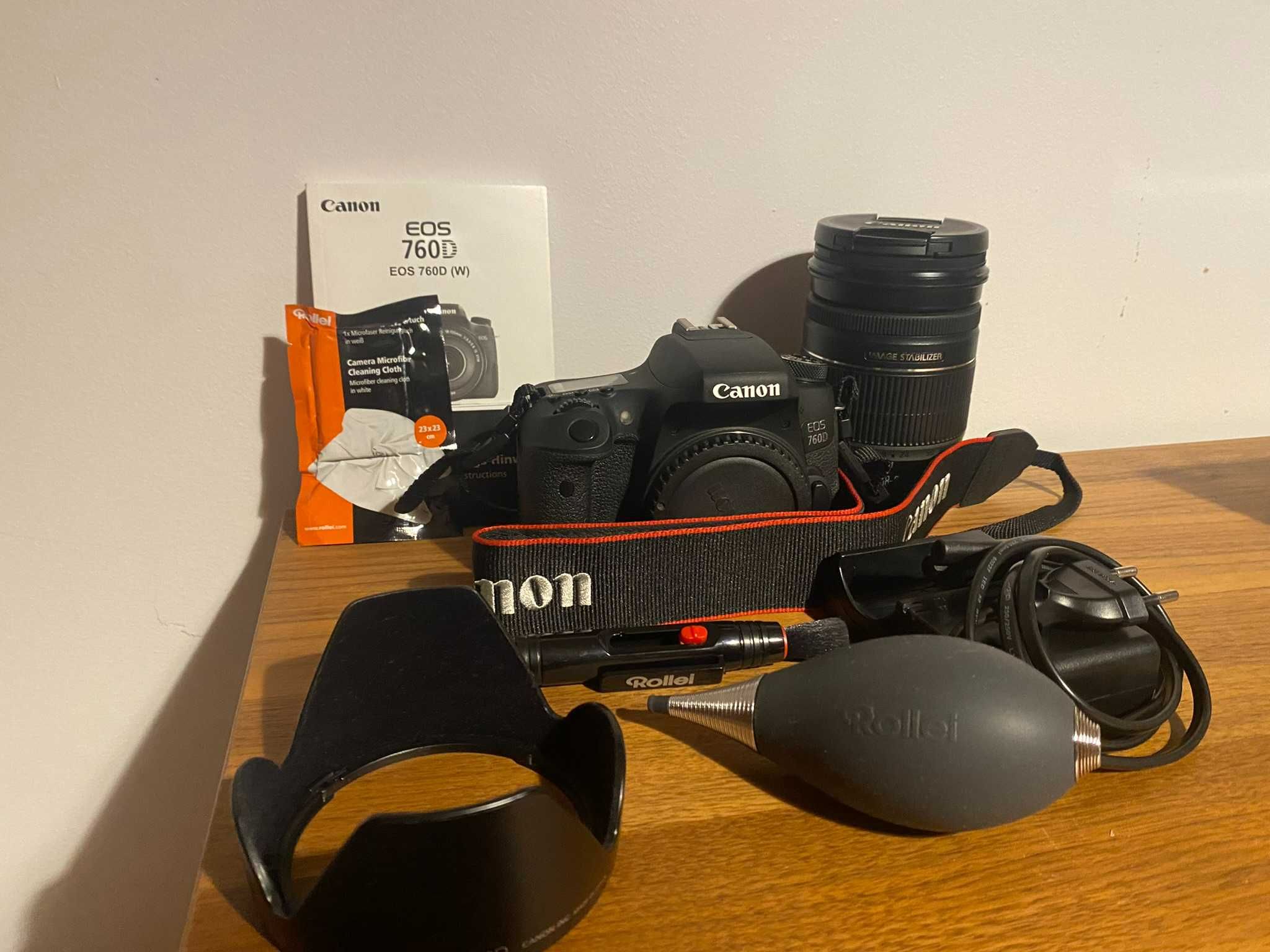 Kit Fotografia Canon 760D + Objectiva 18-200mm + Acessórios