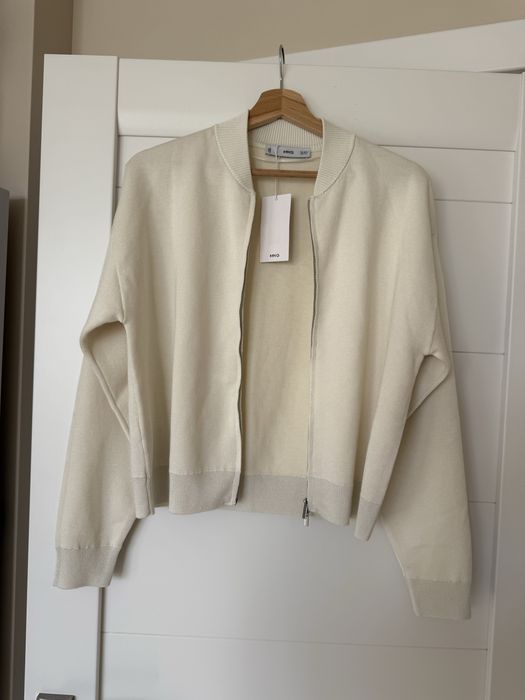 Трикотажный бомбер Mango, S