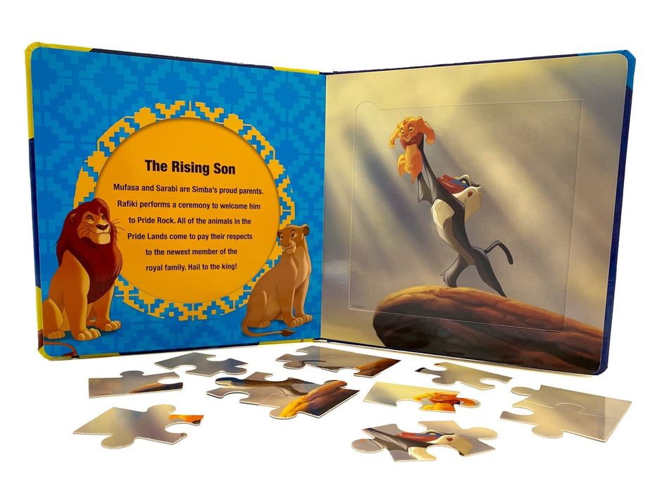 Disney The Lion King My First Puzzle Book książka po angielsku