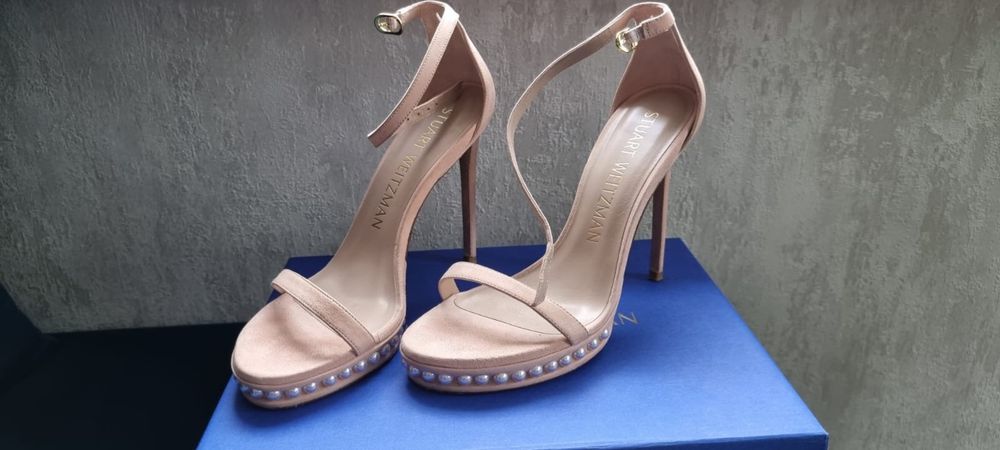 Markowe Szpilki Sandalki Stuart Weitzman  projektant