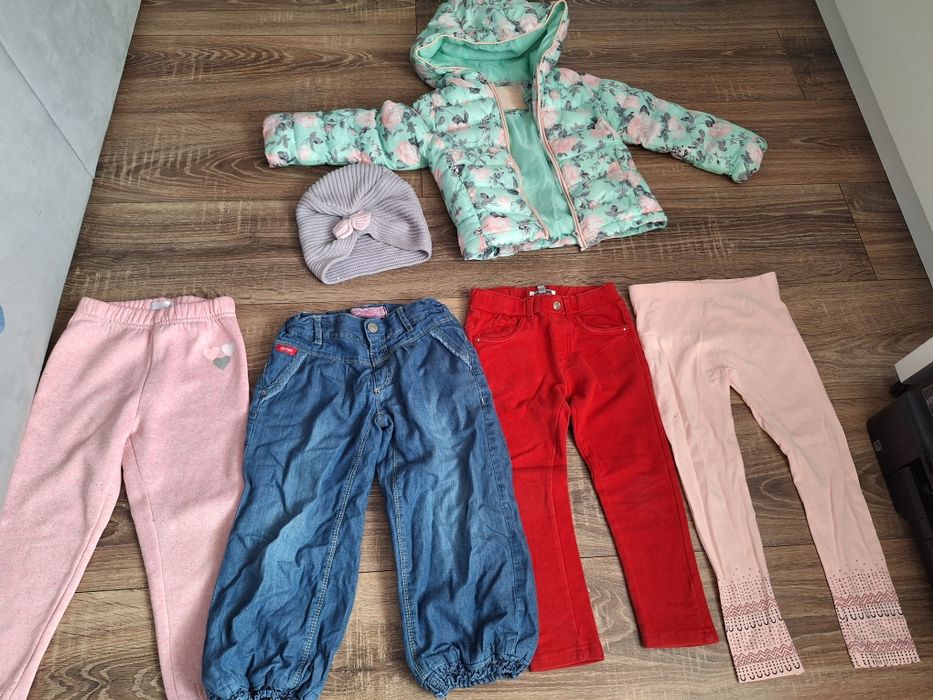 Paka zestaw ubranek dla dziewczynki 98 104