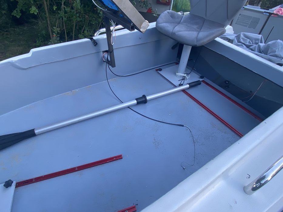 Lodka rekrecyjna lodz wedkarska łodka, projekt do skonczenia