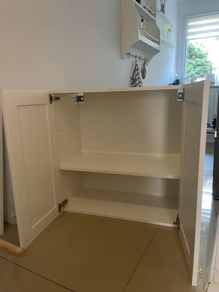 Szafka wisząca biała