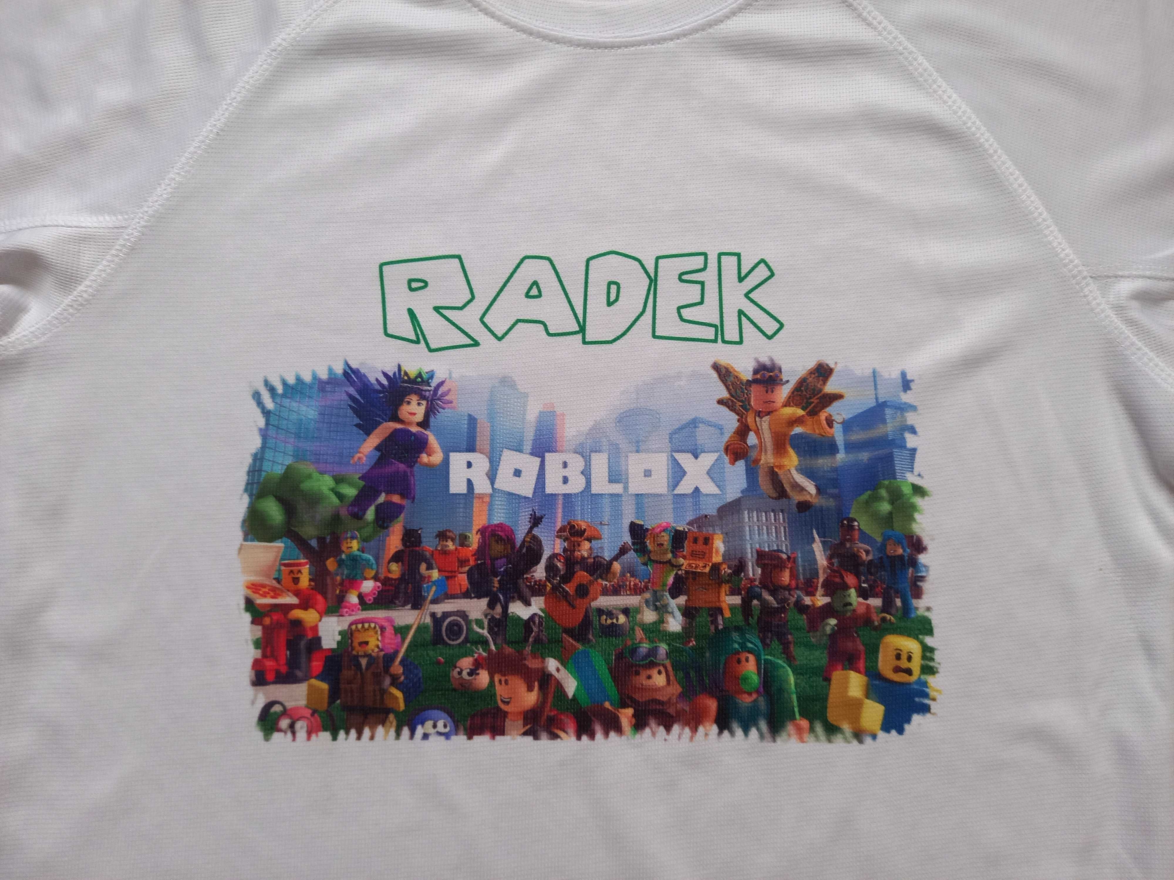 T-shirt krótki rękaw ROBLOX imię RADEK r.164 na WF