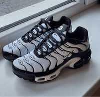 Кросівки Чоловічі Nike Air Max TN  White Black 36-45 Lux Білі Чорні