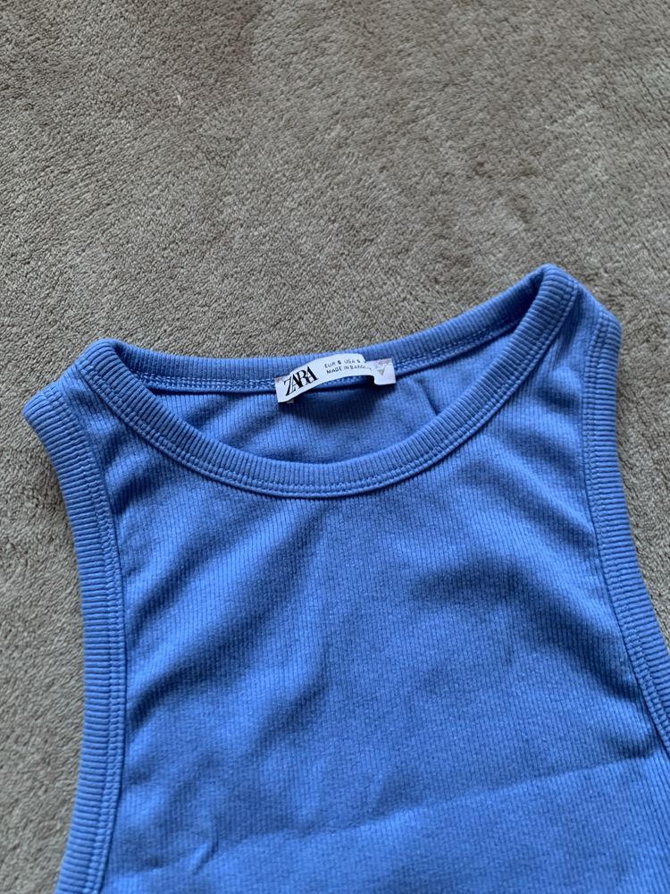 блакитний топ Zara