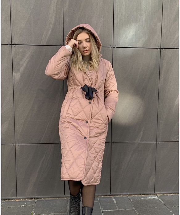 Стьогане пальто-куртка