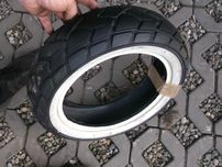 opona 130/70-12 CST dot0218 Biały Pasek skuter classic vespa