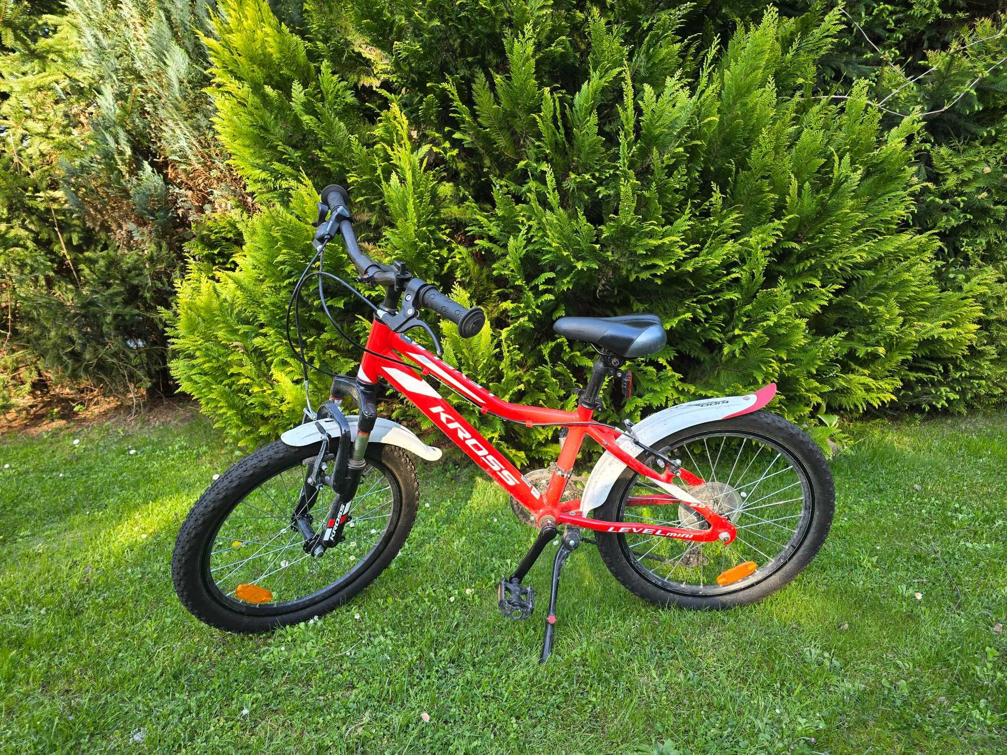 Rower górski Kross Level mini 2.0 red 20 cali dla dziecka