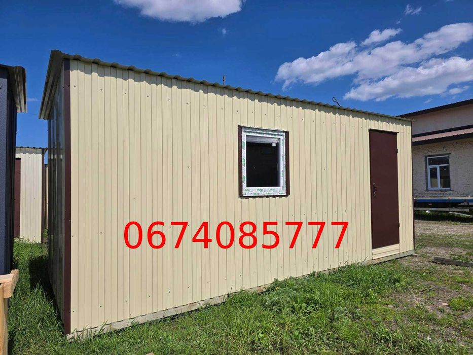 ВІД ВИРОБНИКА! Мобільний вагончик, пост охорони, битовка, склад, офіс