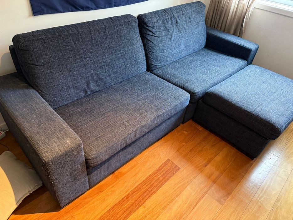 Sofá Azul 2m chaise lounge