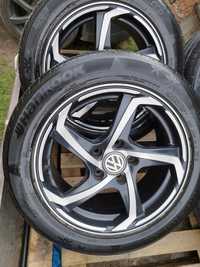 Koła felgi opony 205/55R16 lato Hankook 5x112 vw seat skoda audi