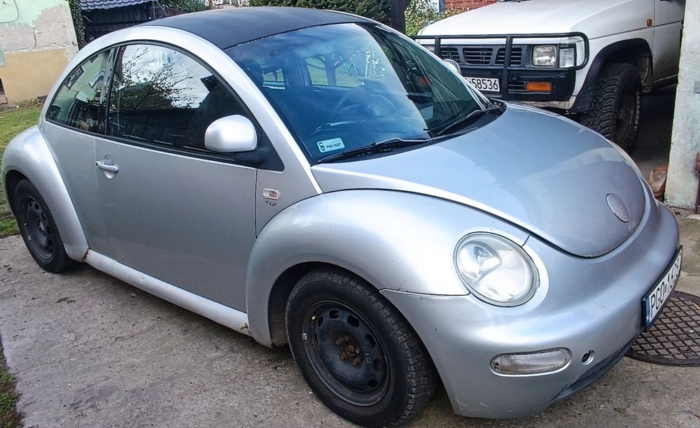 VW New Beetle, 1,9TDI na zwykłej pompie. Garbus.Tanie dojazdy.Zamiana