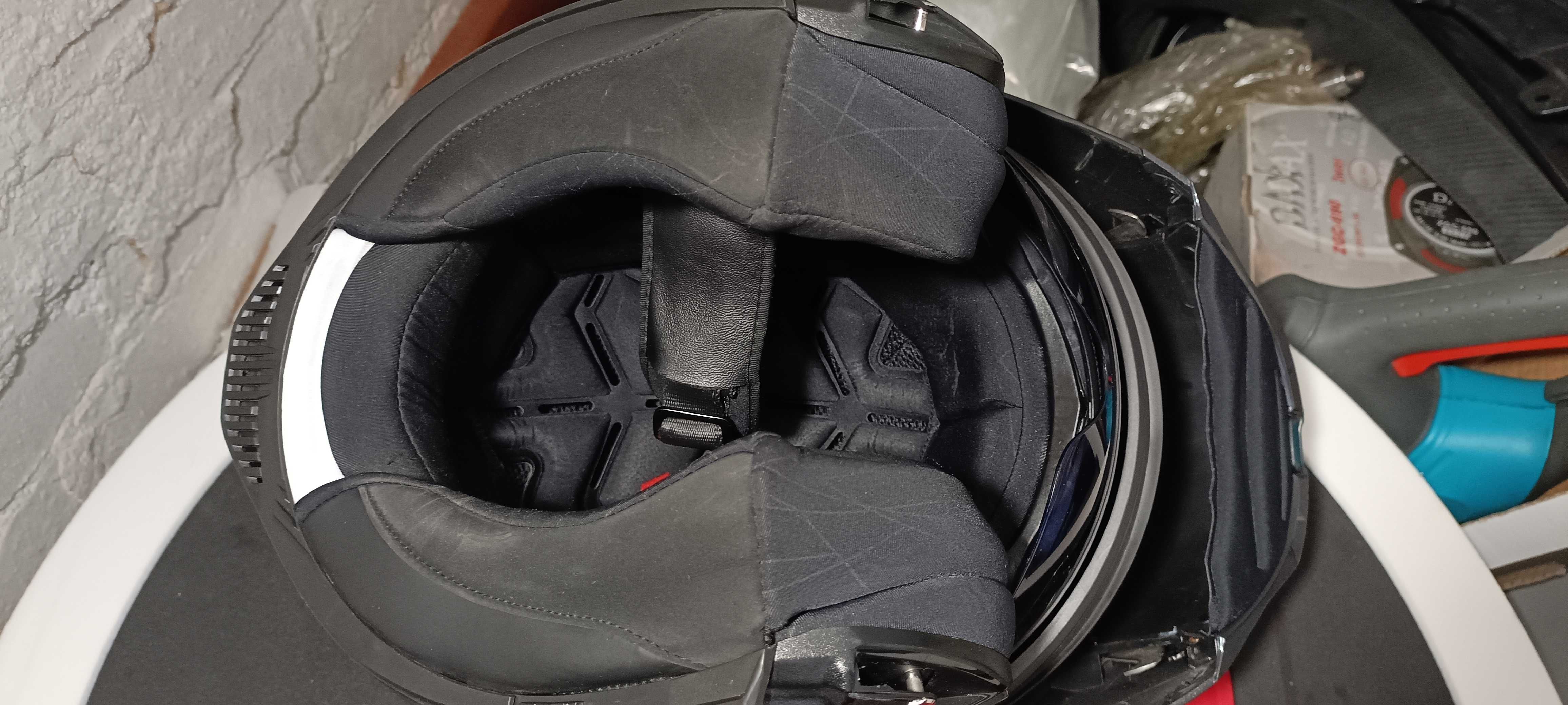 Kask motocyklowy LS2 rozmiar L z blendą i Pinlockiem