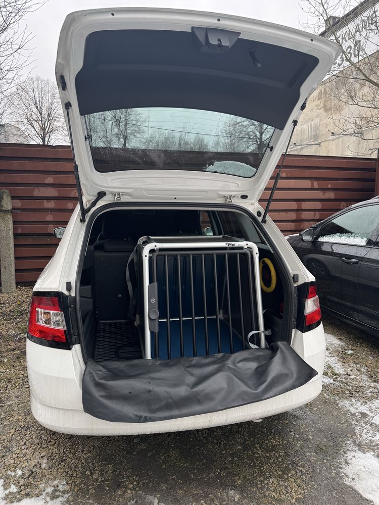 4pets klatka transportowa dla psa EcoLine M + nóżki próg zaladunkowy