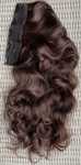 Premium Ultra włosy doczepiane, brąz, loki, 70 cm, clip in ( 523 )