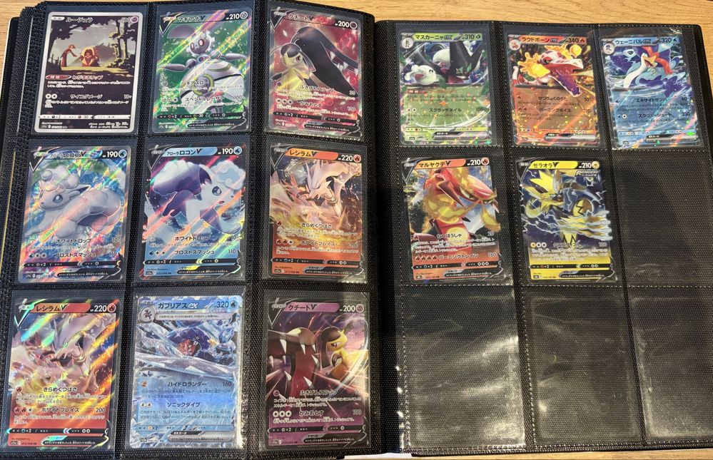 Cartas Pokémon, japonês, de vários sets