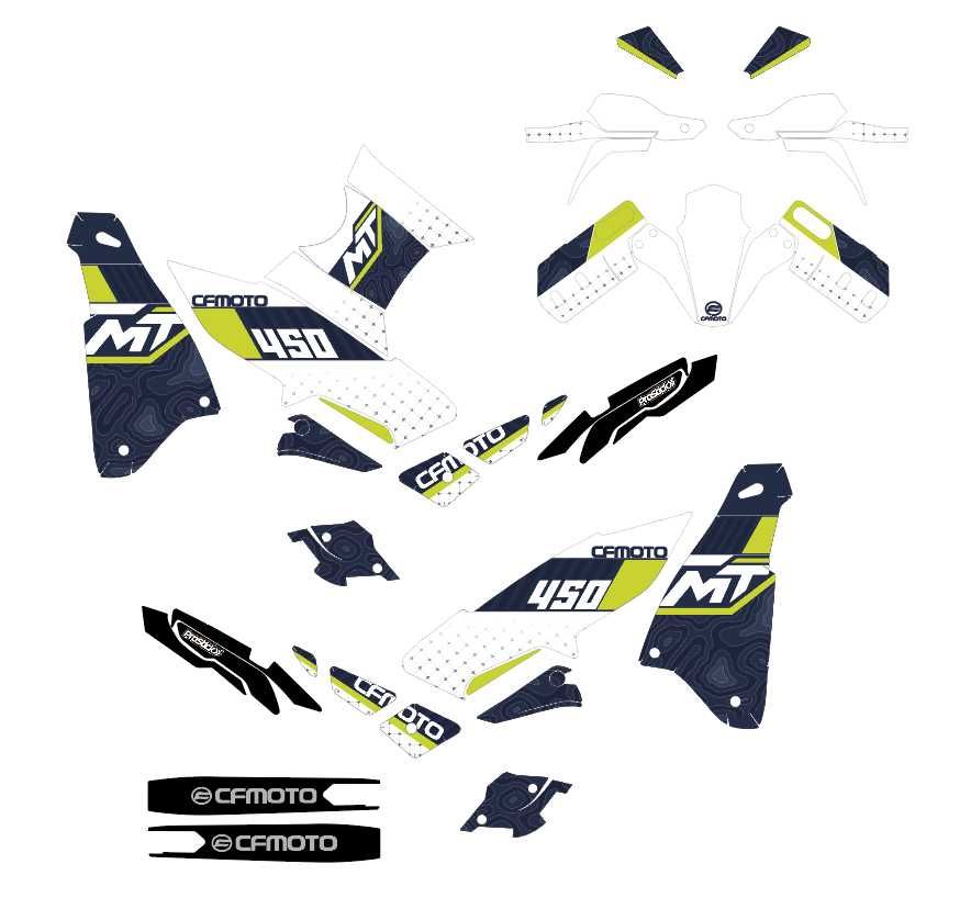 Kit Autocolantes CFMOTO MT 450