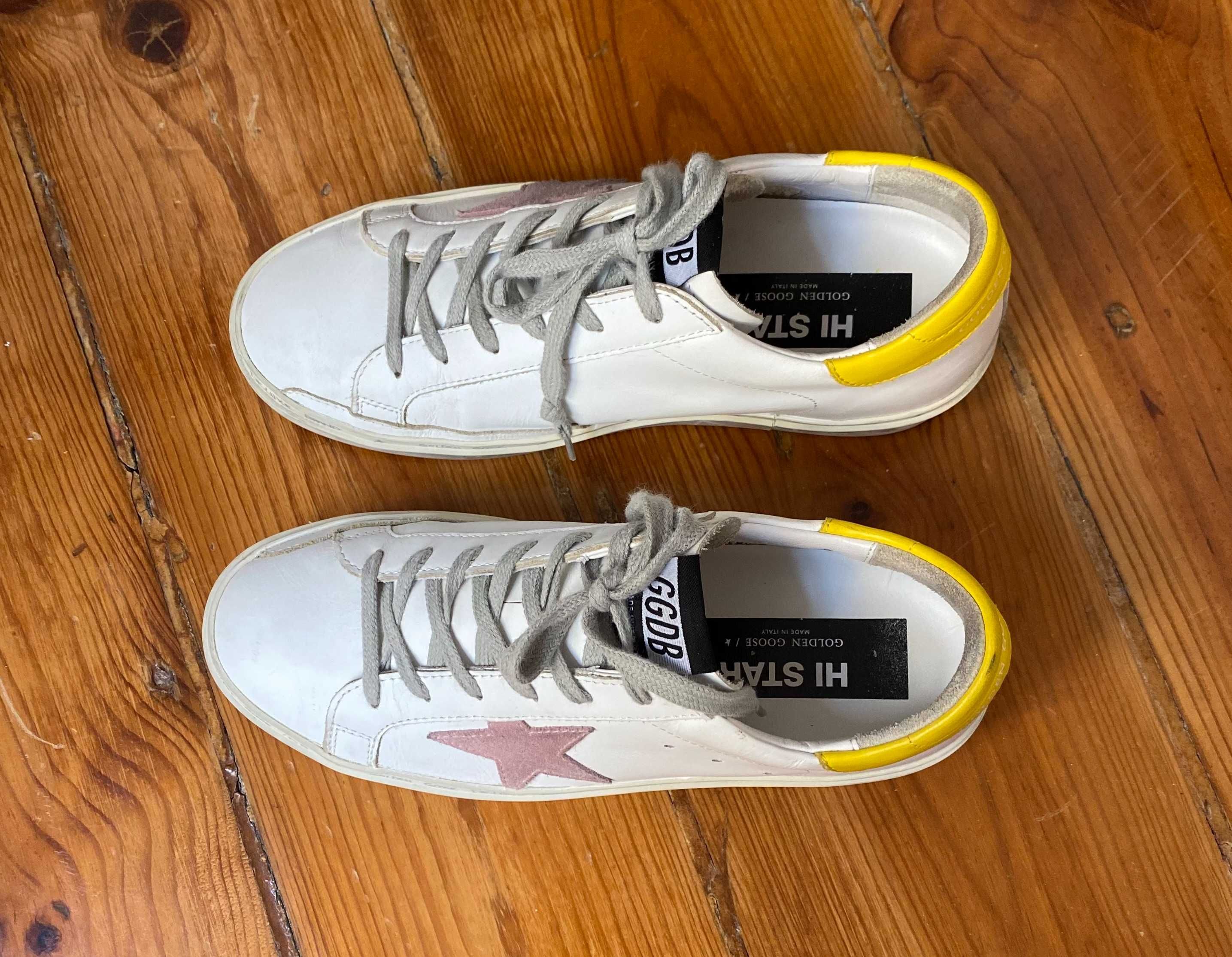 Tennis novos Golden Goose Hi-Star *Originais* tam 39