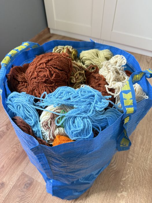 Mix kolorów welny włóczki