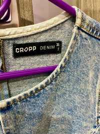 Cropp denim платье джинсовое S, стильное