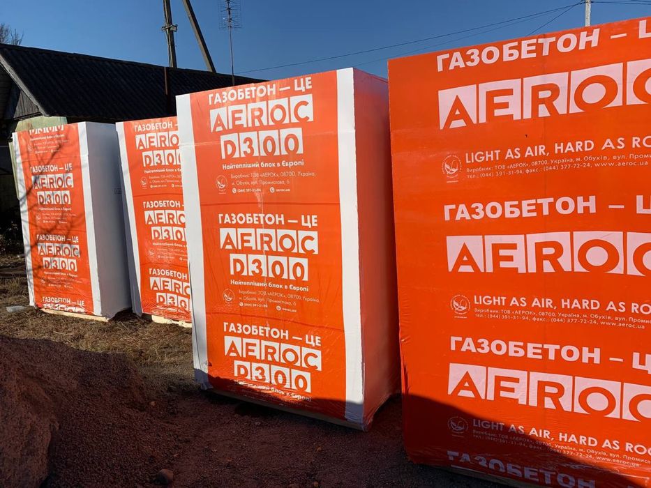 Газоблоки Піноблоки 30.20.60