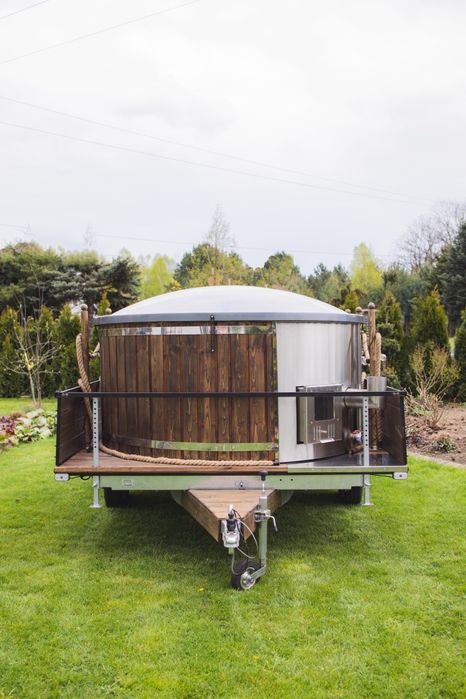 Mobilna Balia wodna Jacuzzi Mobilne Spa Impreza Grill urodziny prezent