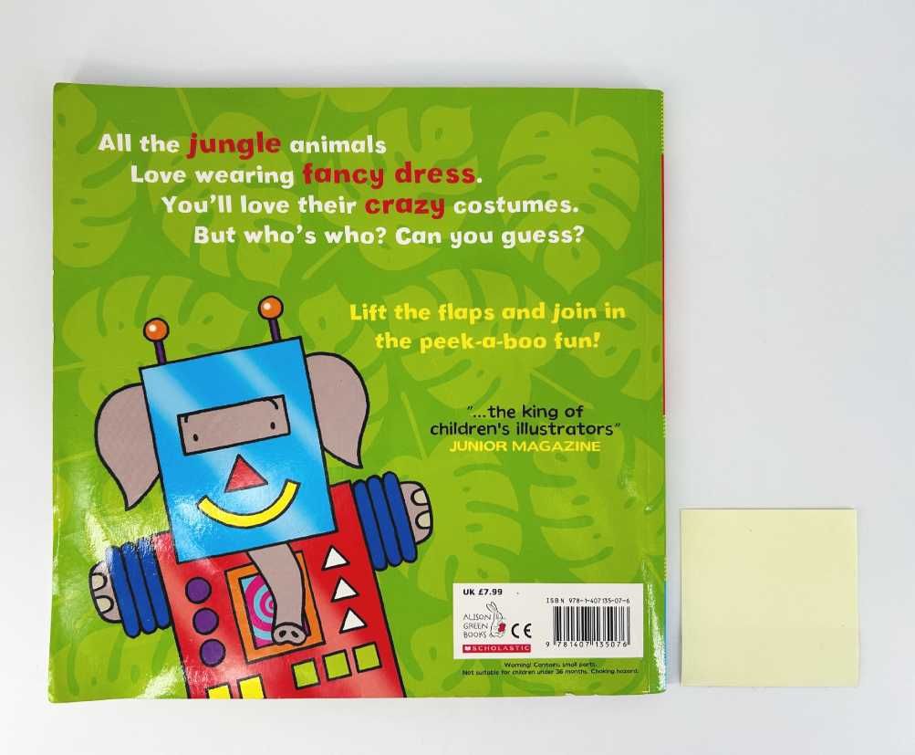Fancy Dress Jungle	Nick Sharratt książka anglojęzyczna dla dzieci