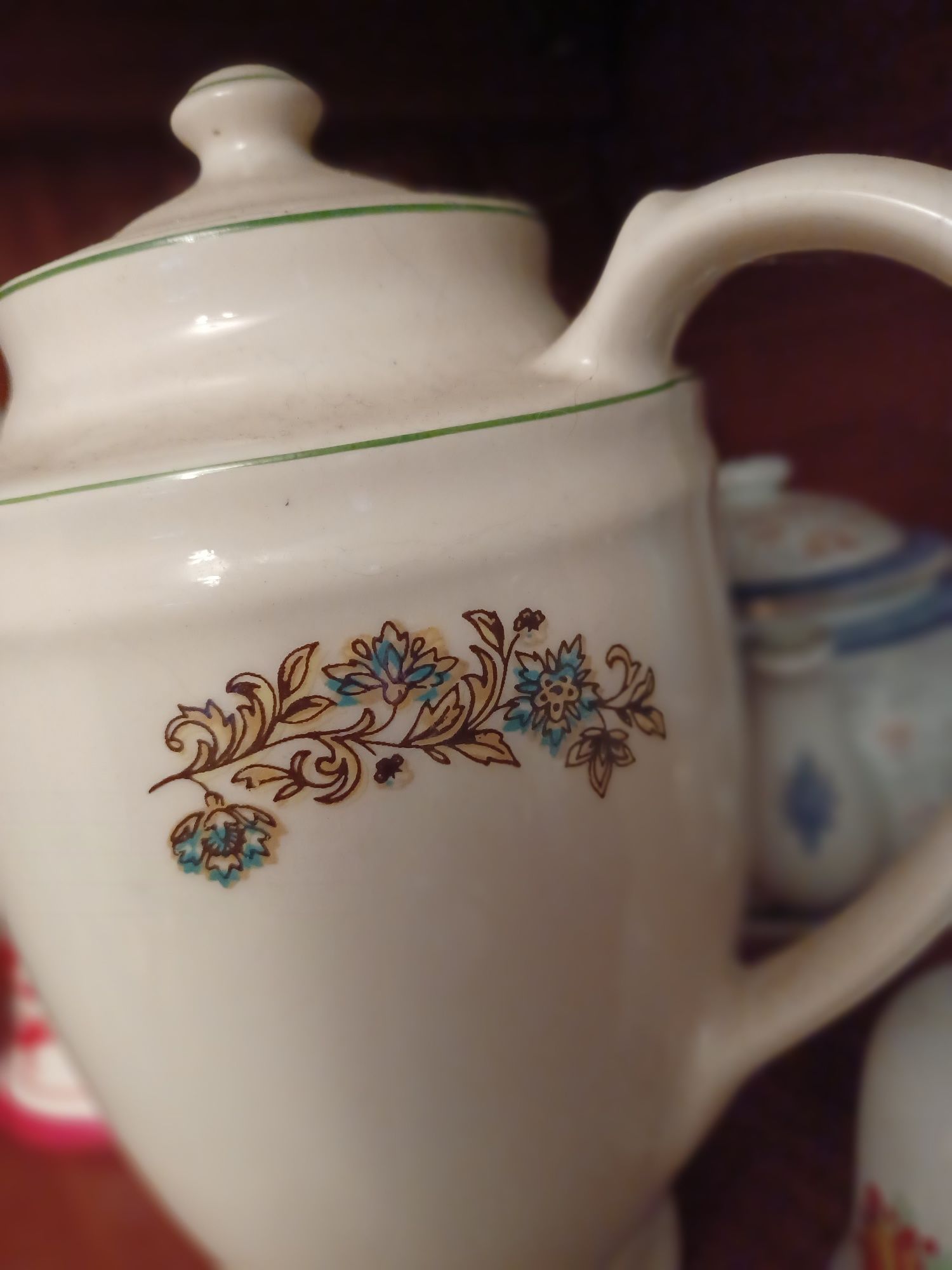 Bule para chá em porcelana