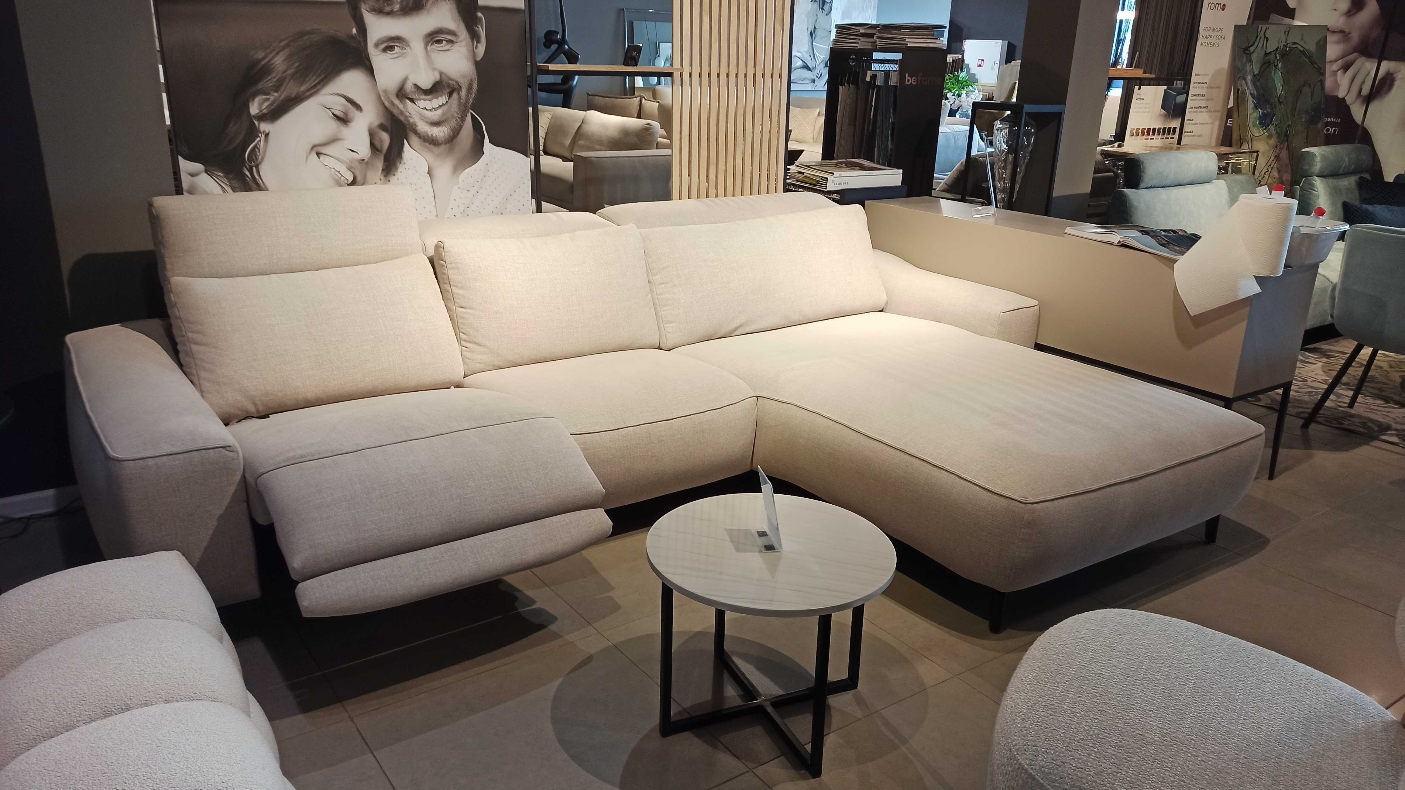 -30% narożnik Dario Rom funkcja relax z ekspozycji