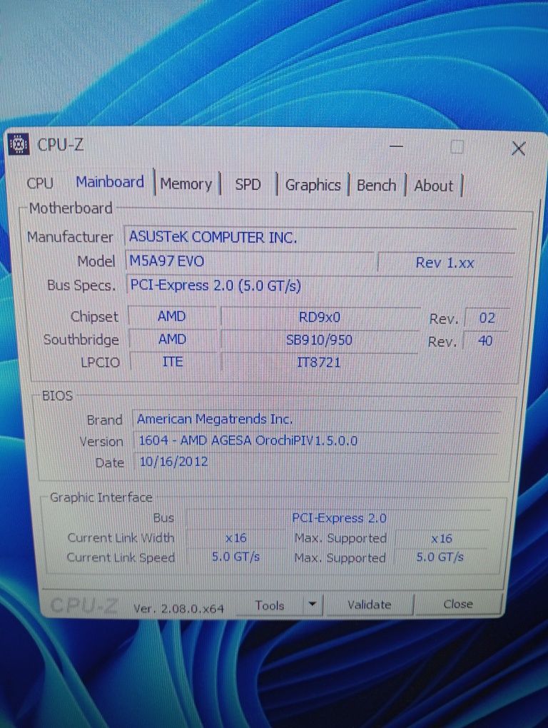 AMD FX 8120 + board