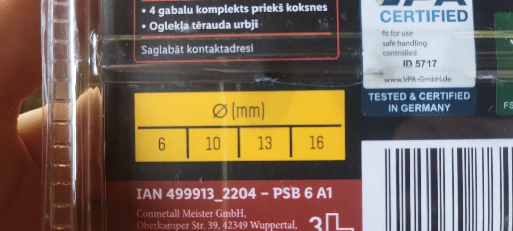Wiertła do czopów niemieckie producent meister